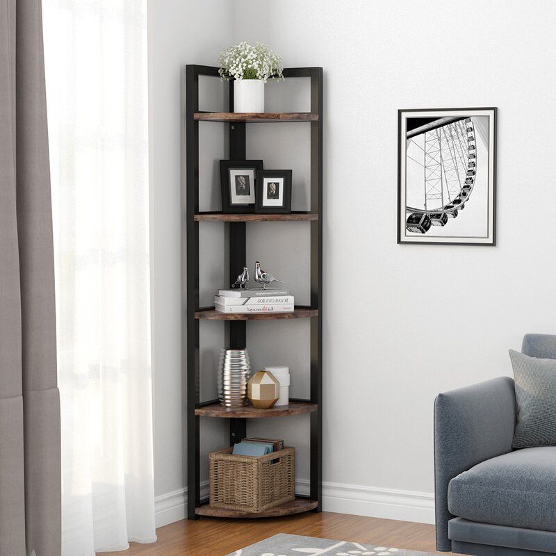 Norway Metal Corner Bookcase thumbnail 6