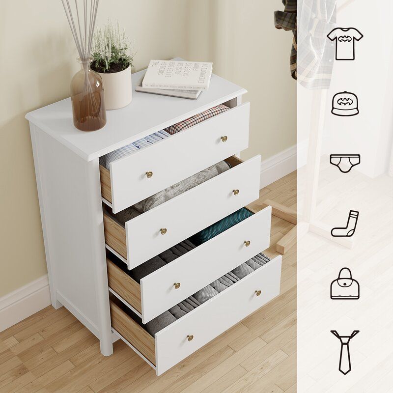 Avenir 4 Drawer Standard Dresser thumbnail 4