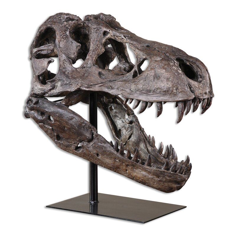 Teja Brown Tyrannosaurus Sculpture thumbnail 2