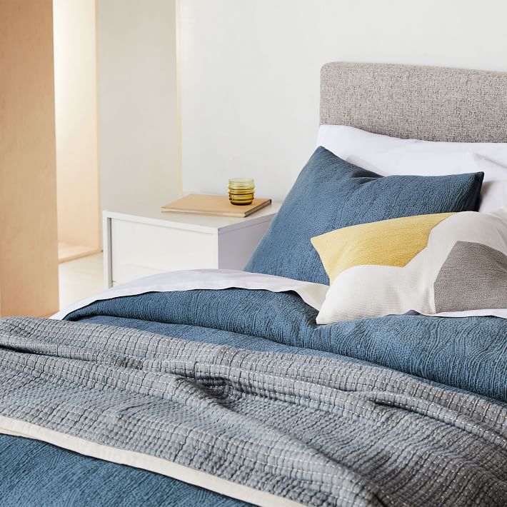 Silky TENCEL Cotton Matelasse Duvet Cover Queen thumbnail 3
