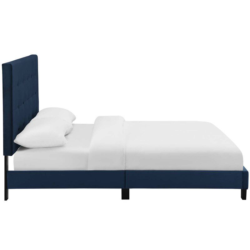 Chadwick Tufted Button Upholstered Platform Bed thumbnail 2