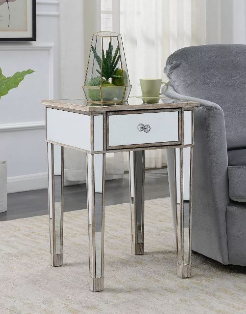 Gold Coast Mirrored End Table thumbnail 4