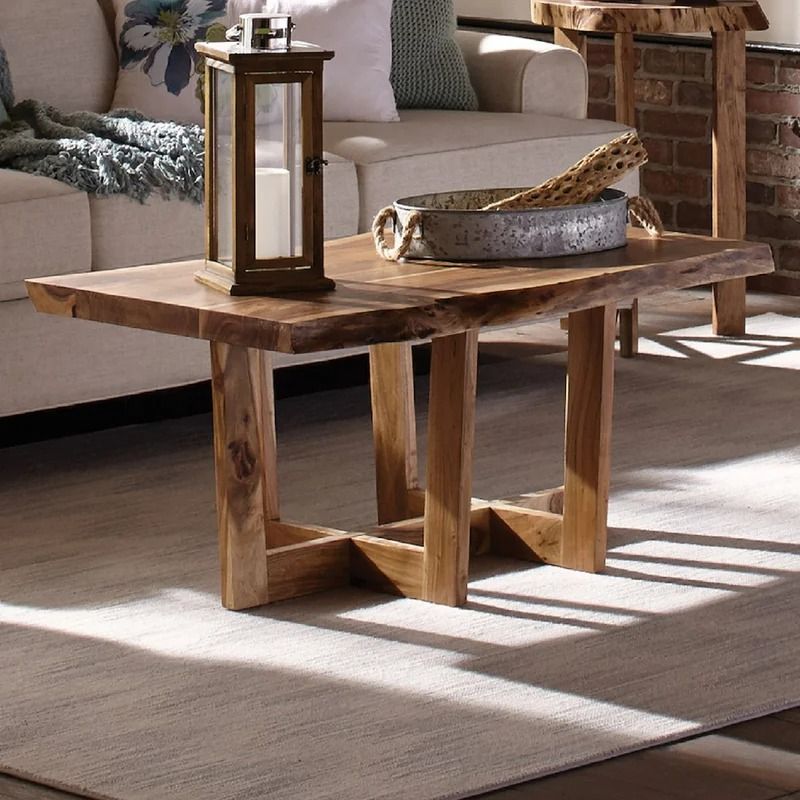 Beyers Solid Wood Sled Coffee Table thumbnail 2