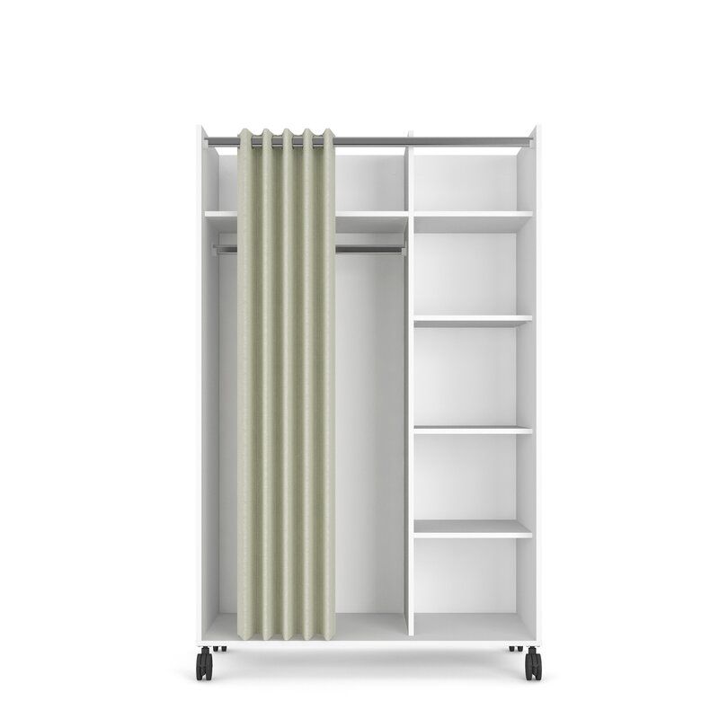 Loke Mobile Curtain Storage Center Armoire thumbnail 2