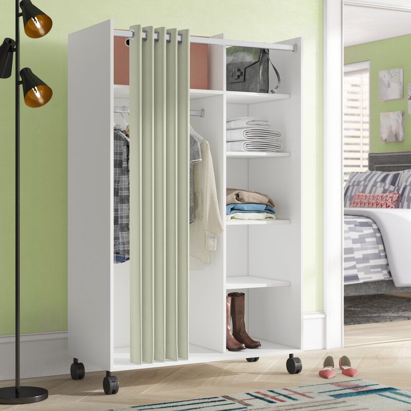 Loke Mobile Curtain Storage Center Armoire thumbnail 3
