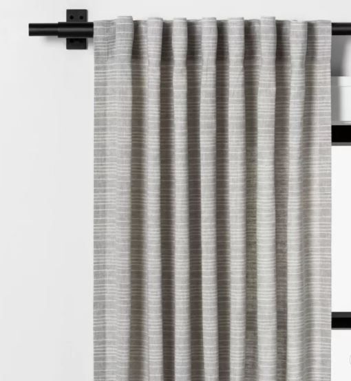 Fine Stripe Curtain Panel  thumbnail 2