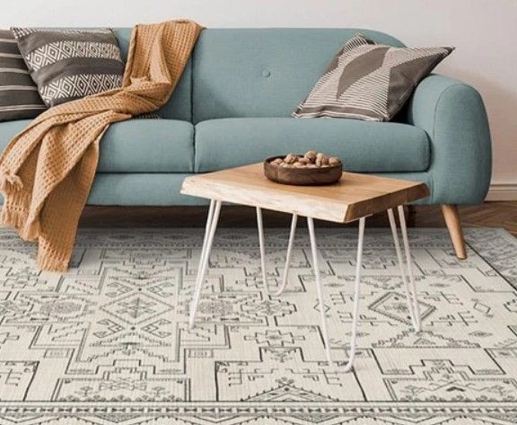 Leelu Black and White Rug-8'x10' thumbnail 3