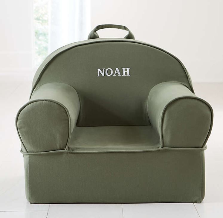Large Dark Green Nod Chair Cover thumbnail 2