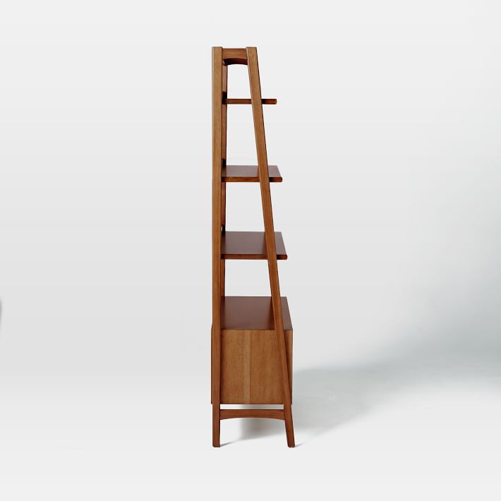 Mid Century Bookshelf w/ Drawer thumbnail 2