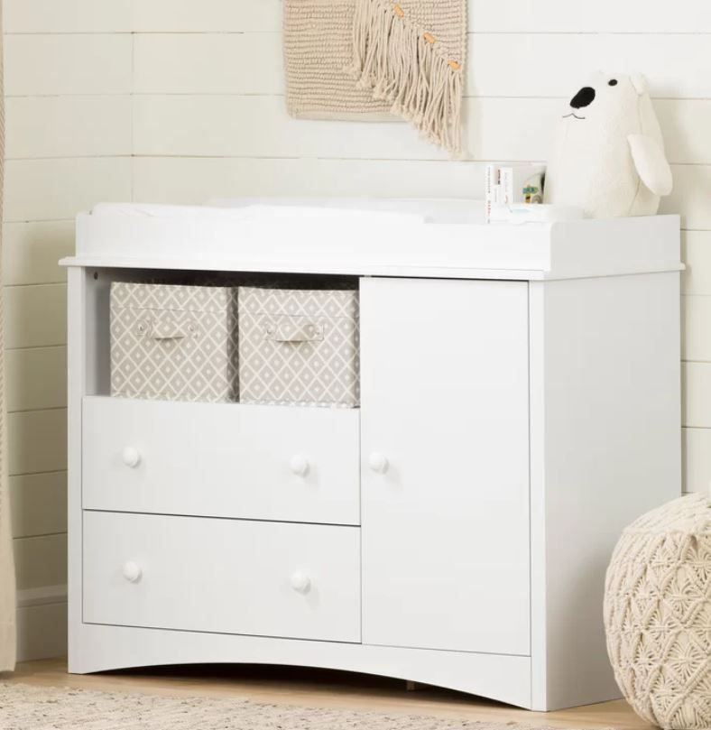 Peek a boo Changing Table Dresser thumbnail 2