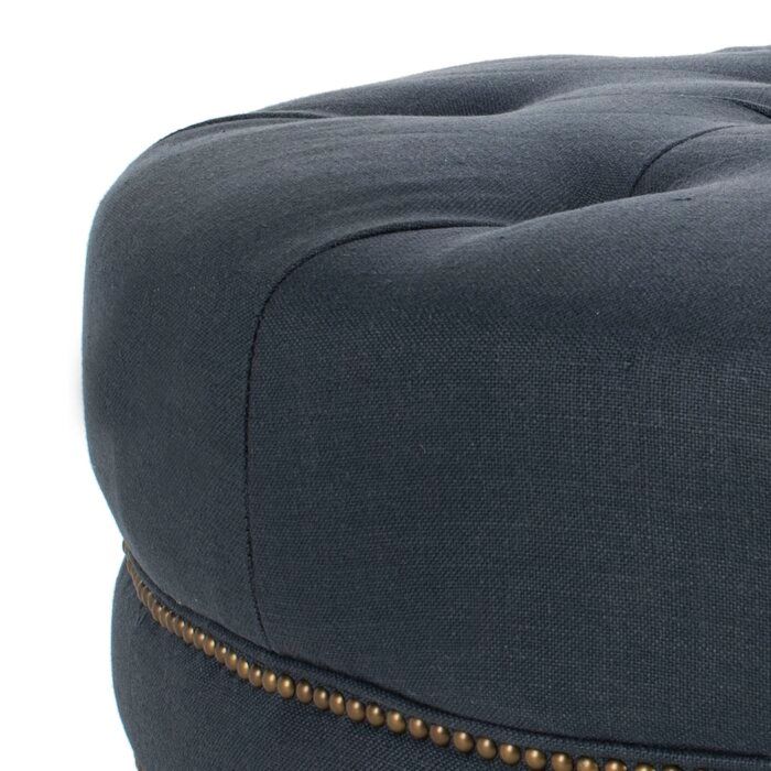Frasier 43.5 Wide Tufted Round Cocktail Ottoman thumbnail 4