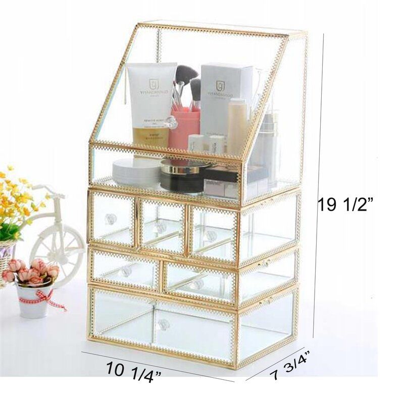 Condon Glass Makeup Organizer thumbnail 2