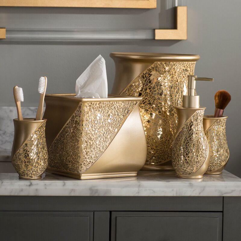Irie Champagne Bathroom Accessory soap dish thumbnail 4