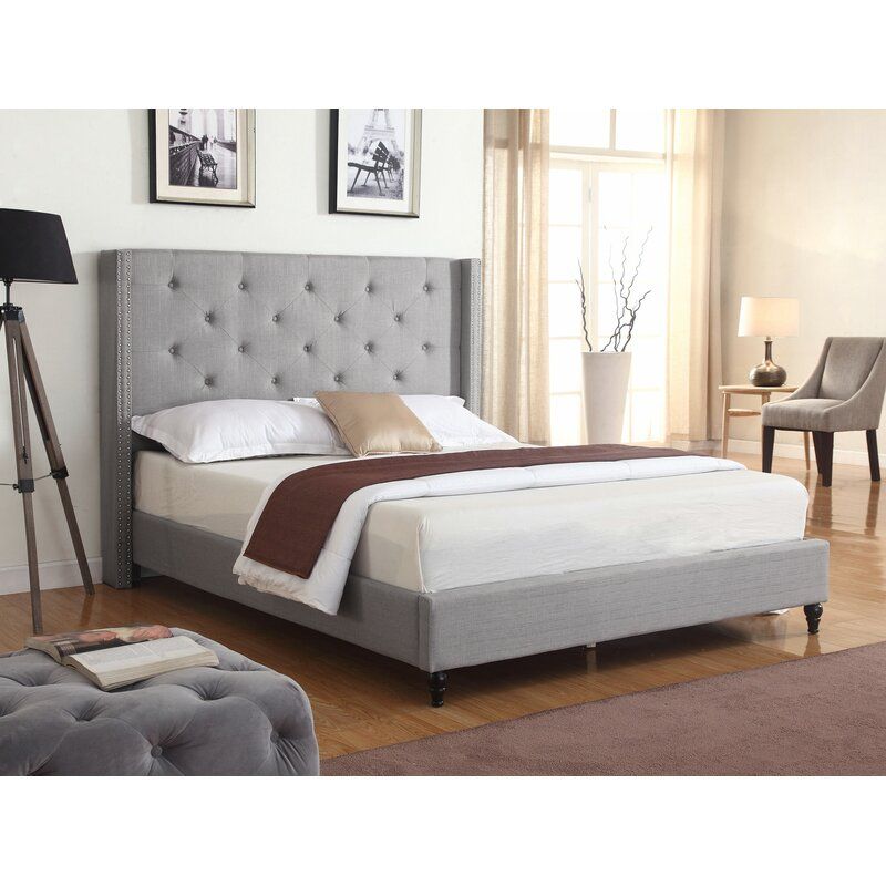 Priestley Upholstered Platform Bed-King thumbnail 2