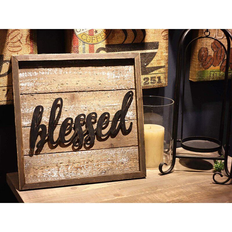 Bless Sign Wall Decor thumbnail 2