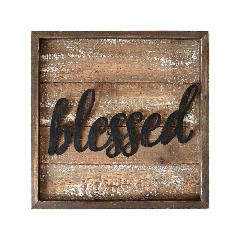 Bless Sign Wall Decor thumbnail 3