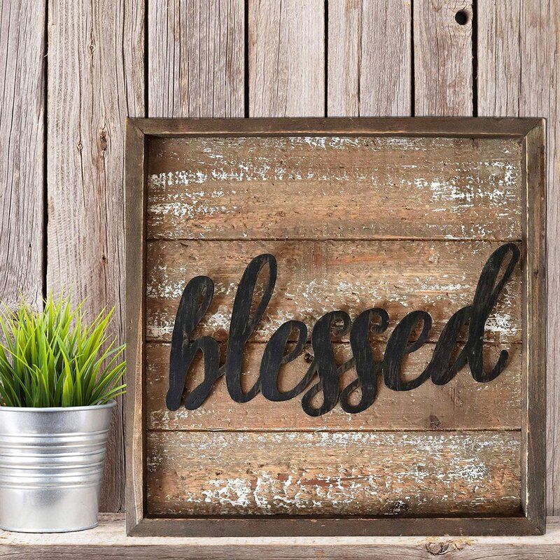 Bless Sign Wall Decor thumbnail 5