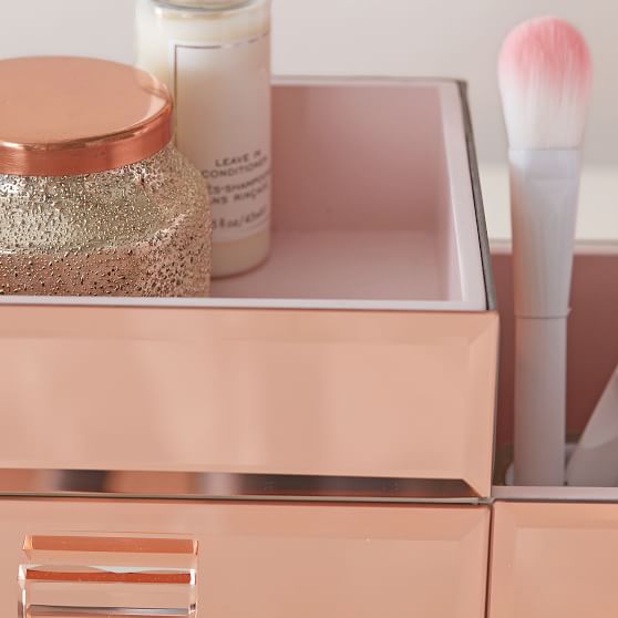Mirrored Beauty Organize Rose Gold thumbnail 4