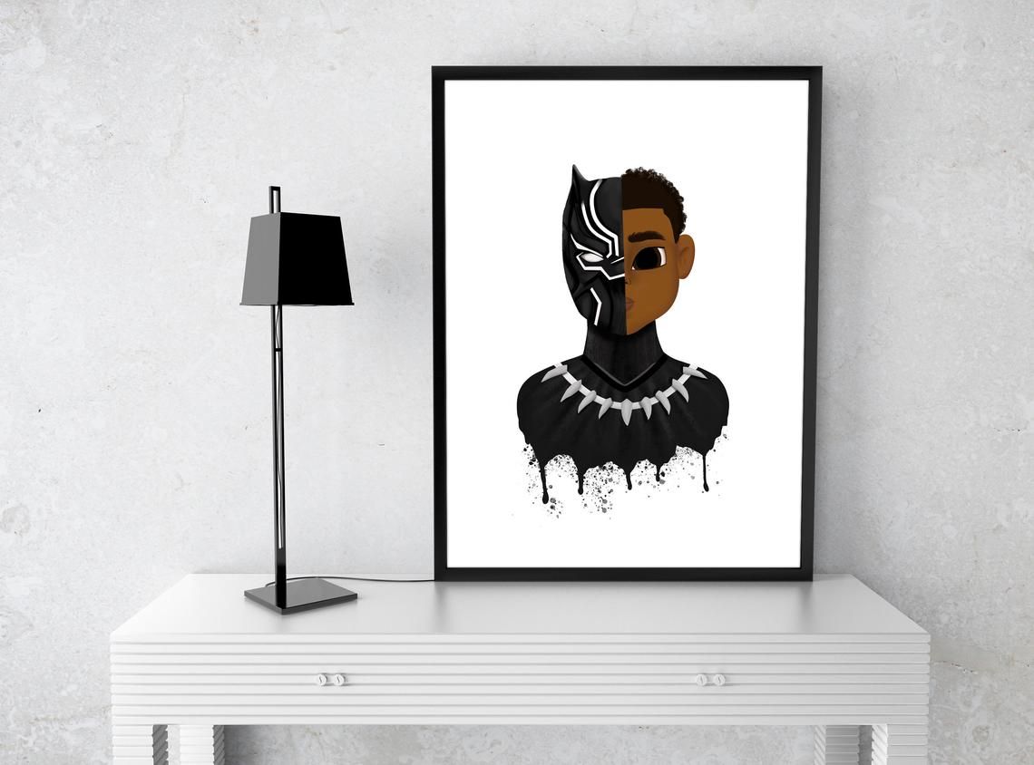 Black Panther Printable Art Wall Art thumbnail 3