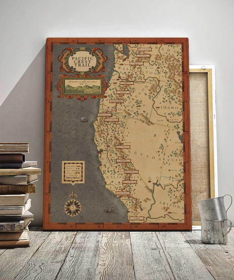Pacific Crest Trail Map thumbnail 4