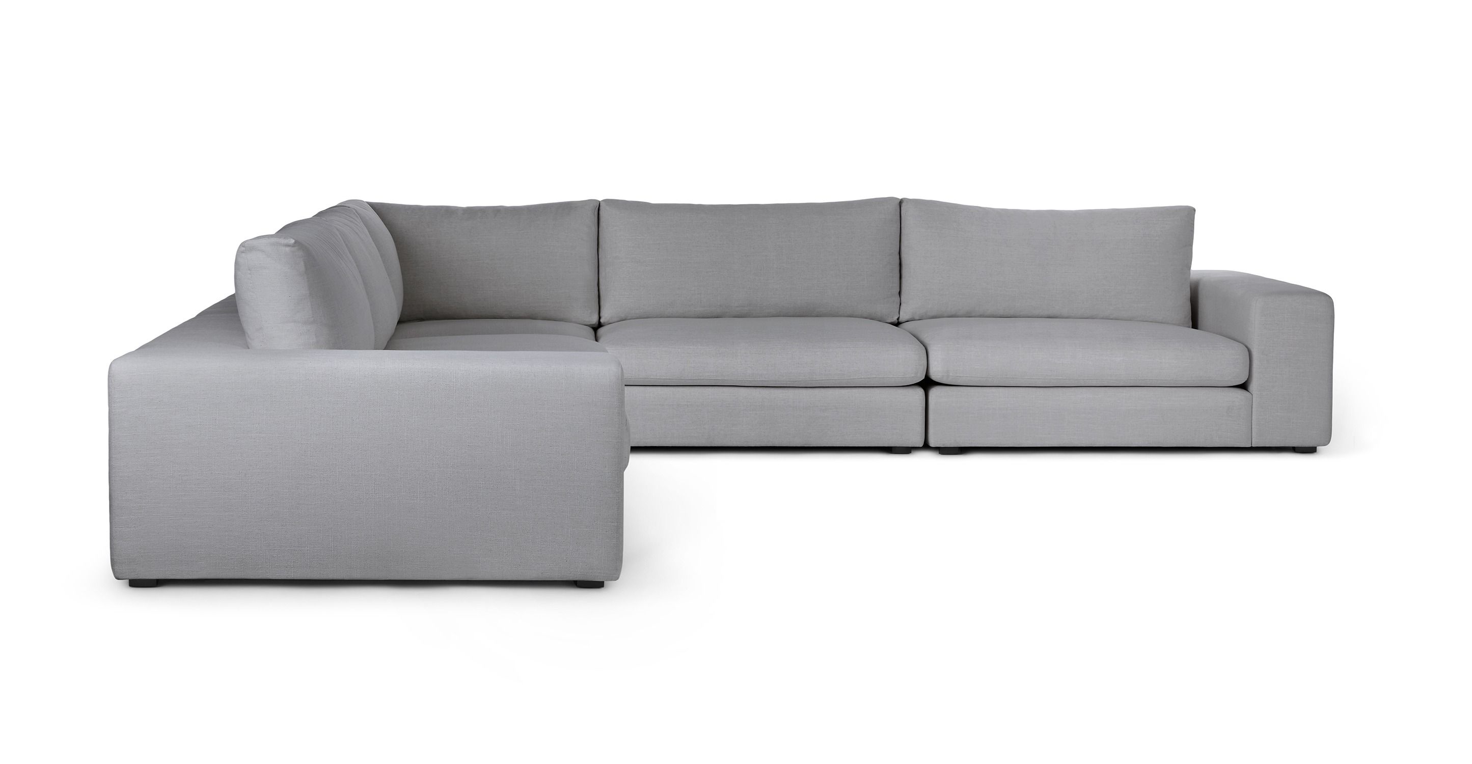 Beta Summit Gray Corner Sectional thumbnail 3