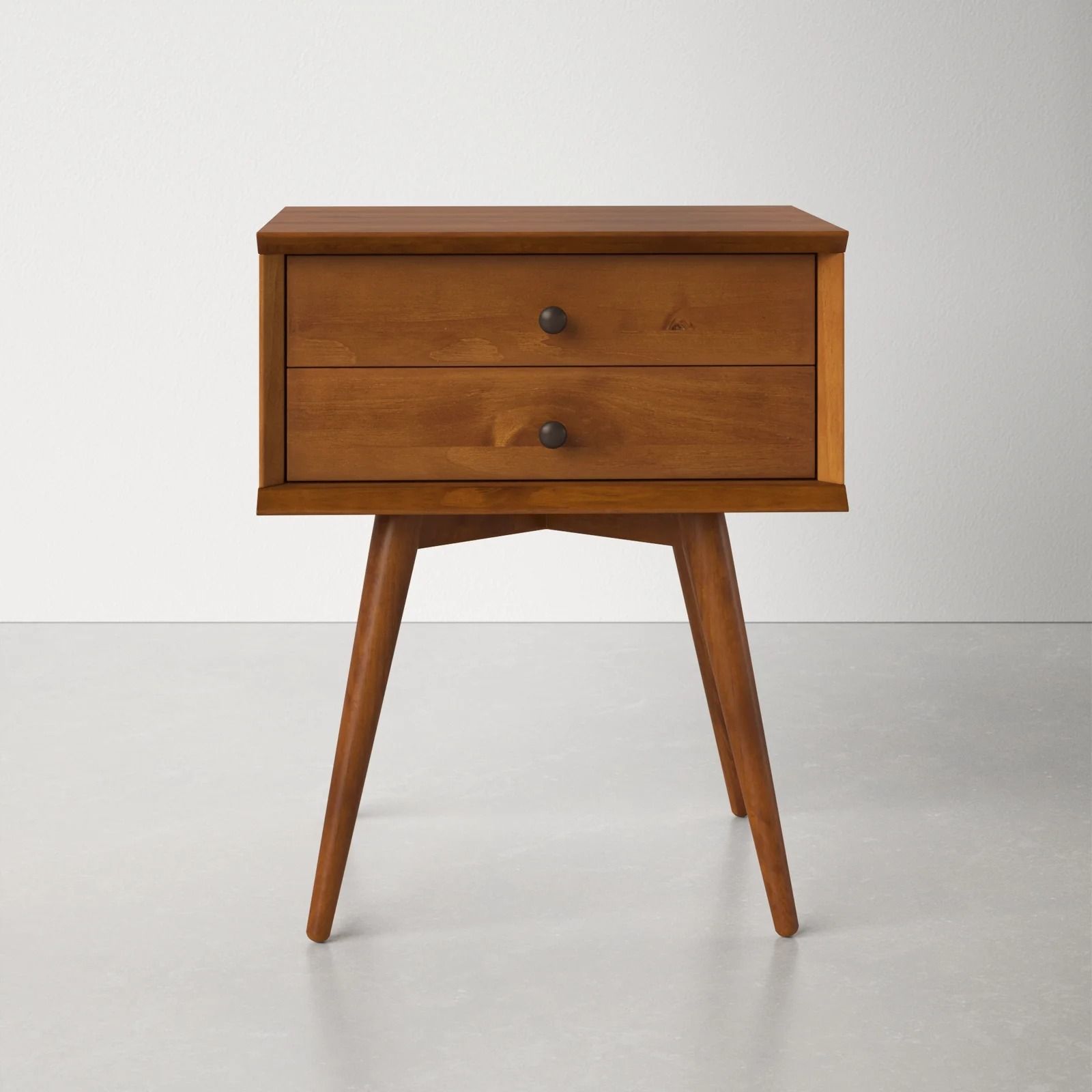 Grady 2 - Drawer Solid Wood Nightstand thumbnail 3
