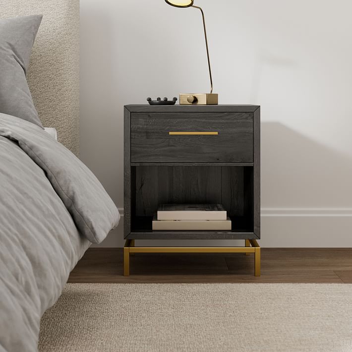 Alexa Burnished Nightstand thumbnail 2