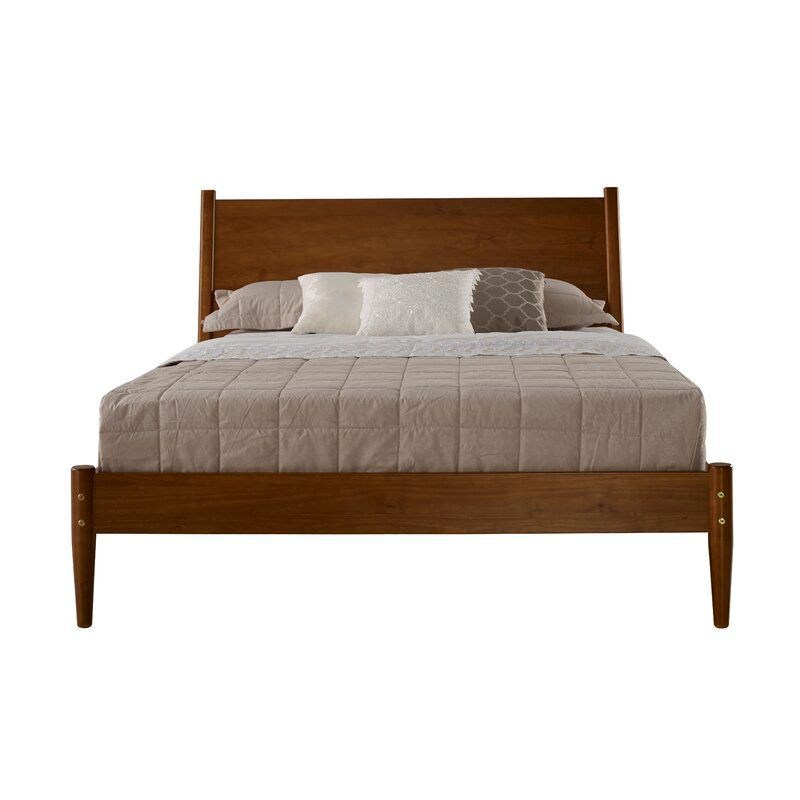 Grady Solid Wood Platform Bed-King size thumbnail 2