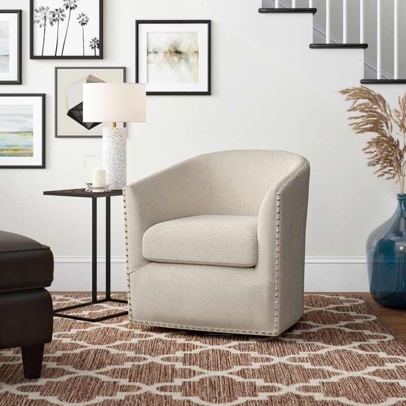 Leominster Swivel Barrel Chair thumbnail 4