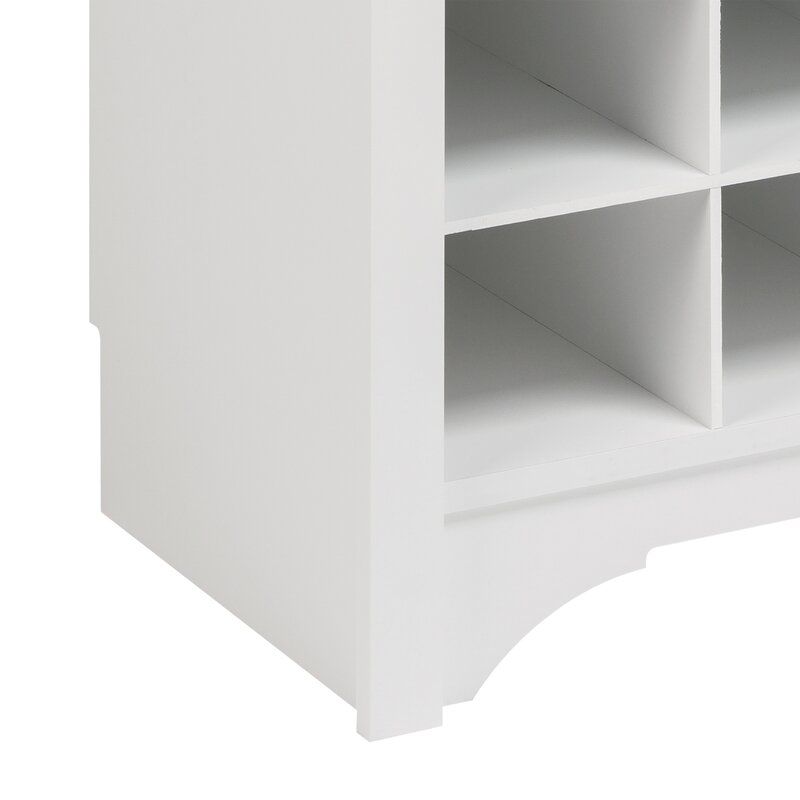 Howlett Hall Tree with Shoe Storage White thumbnail 3