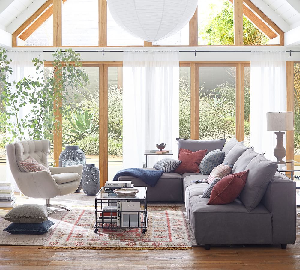 Wells Tufted Upholstered Swivel Armchair thumbnail 6
