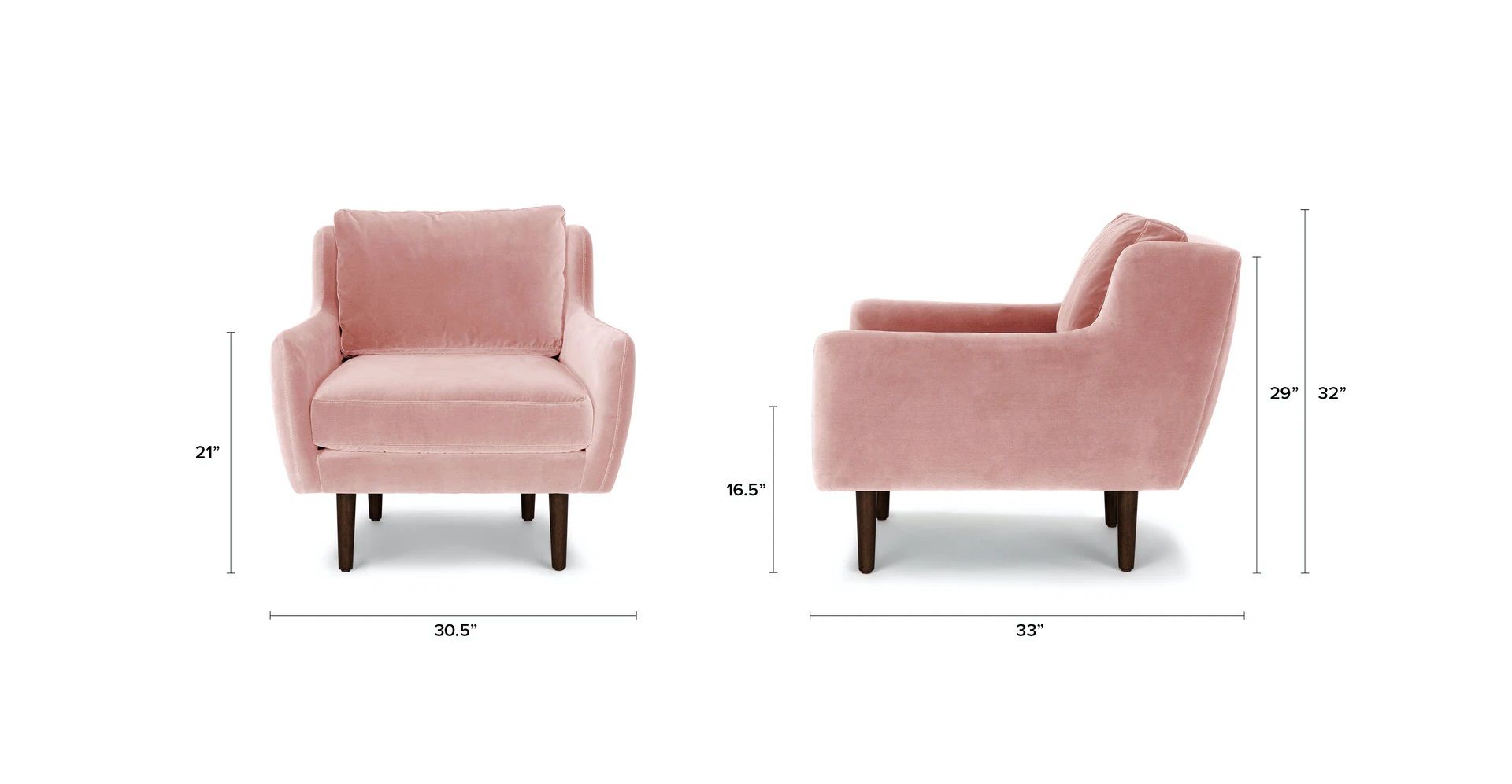Matrix blush pink chair thumbnail 6
