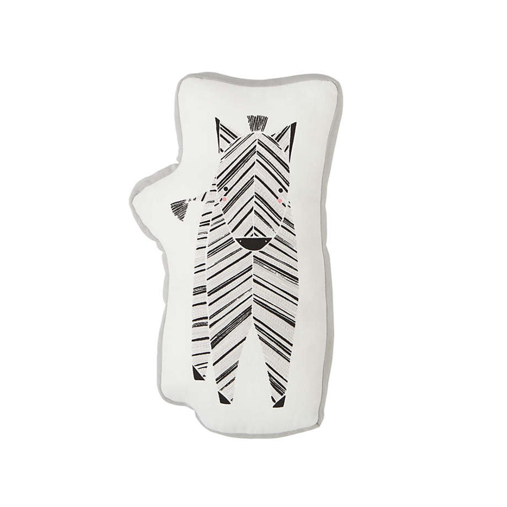 Safari Zebra Throw Pillow With Insert-9"x15" thumbnail 2