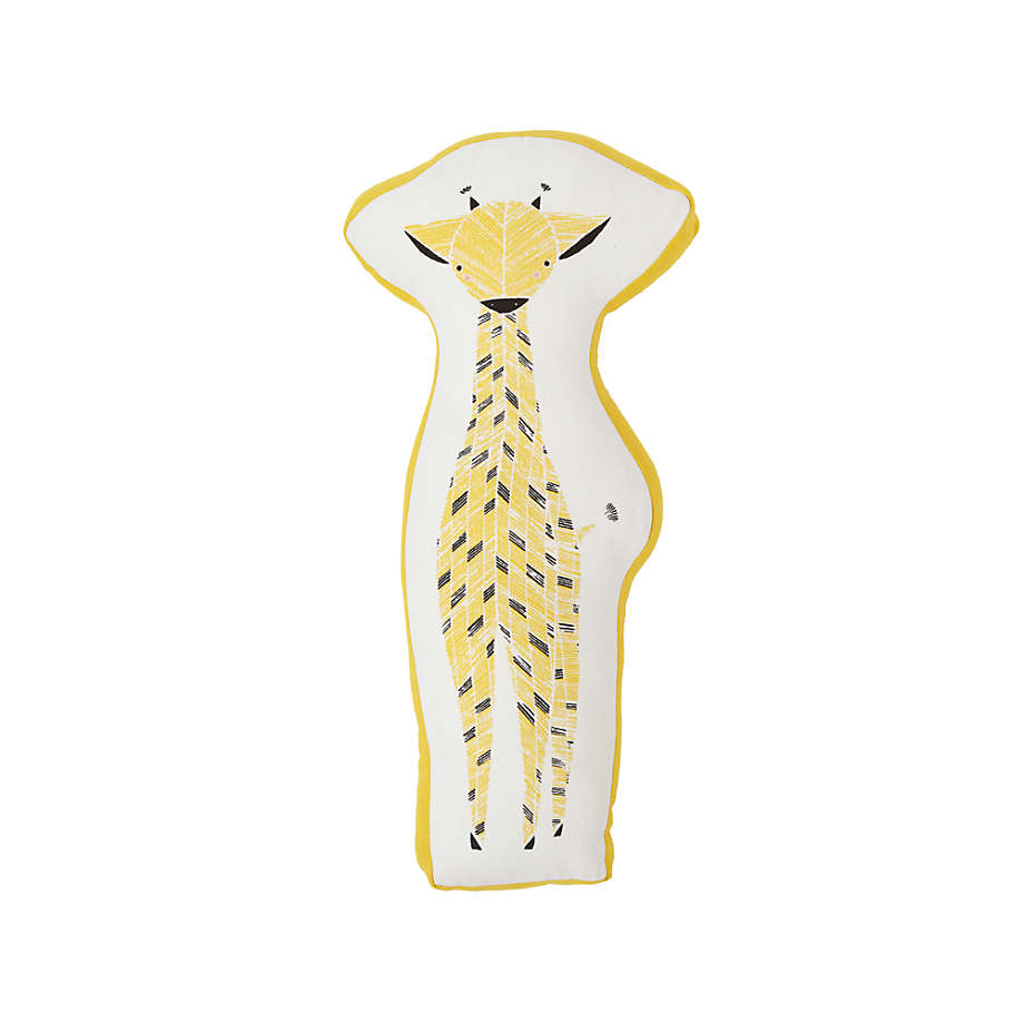 Safari Giraffe Throw Pillow With Insert-9"x19" thumbnail 2