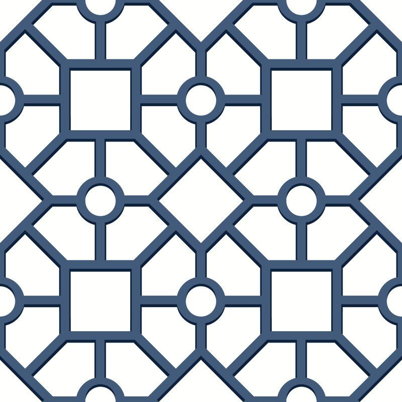 Markieff Hedgerow Trellis Peel and Stick Wallpaper Roll thumbnail 2