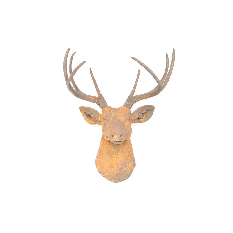Faux Taxidermy 8 Point Deer Head Wall Decor thumbnail 2