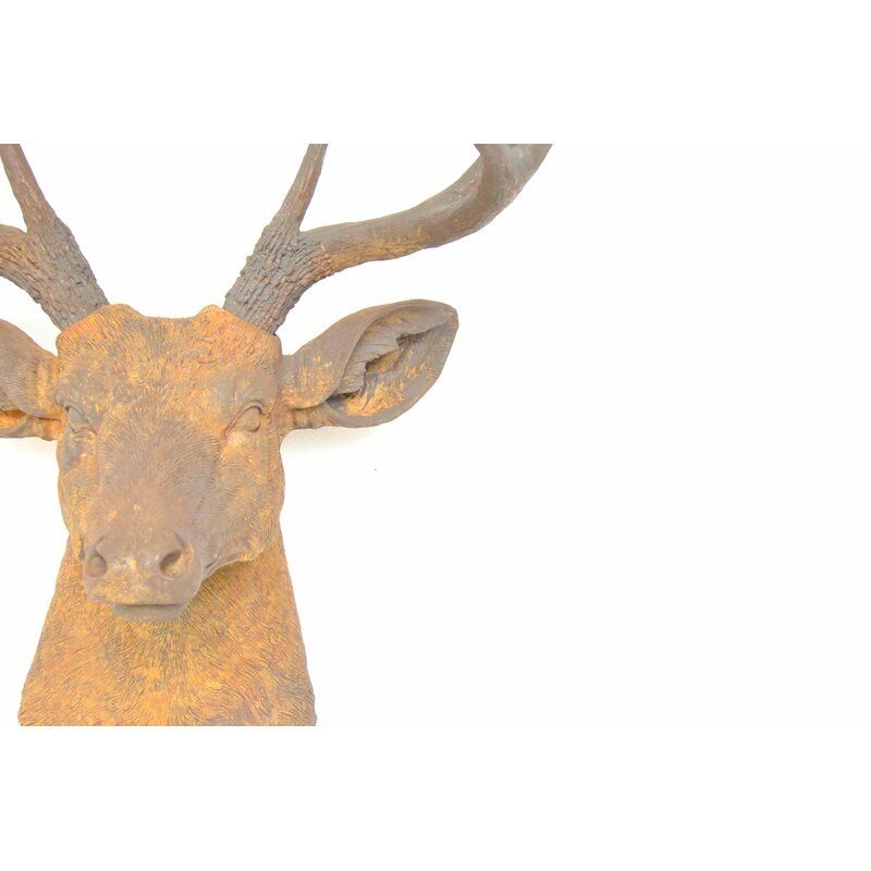 Faux Taxidermy 8 Point Deer Head Wall Decor thumbnail 3