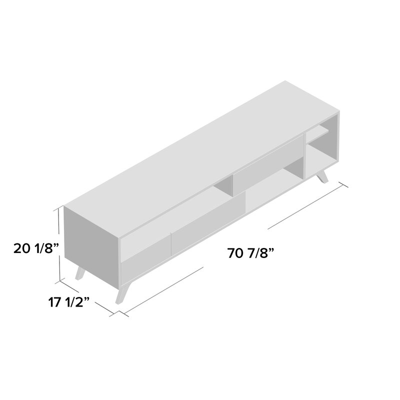 Arias TV Stand for TVs up to 78 inches thumbnail 2