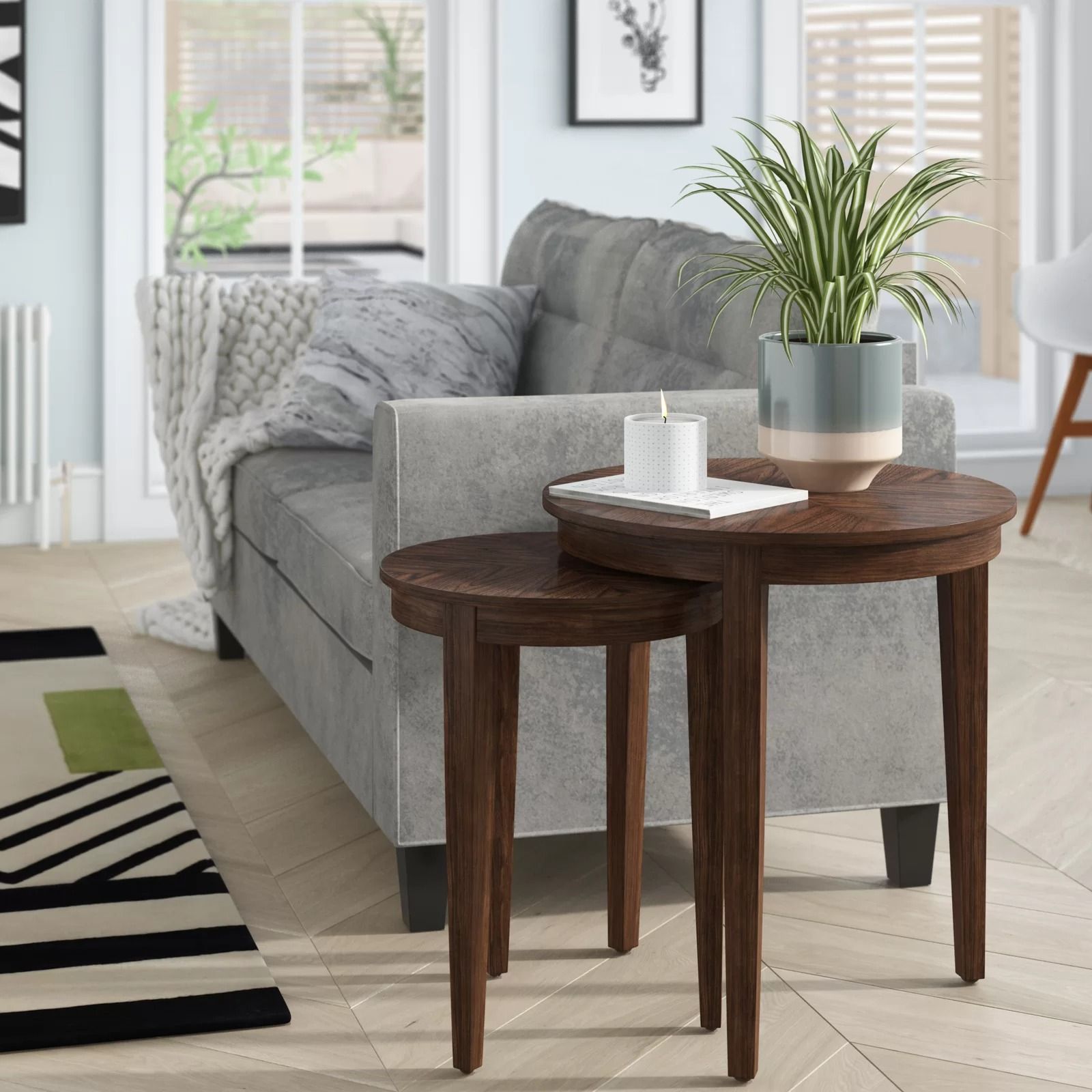 Beedeville 2 Piece Nesting Tables thumbnail 2