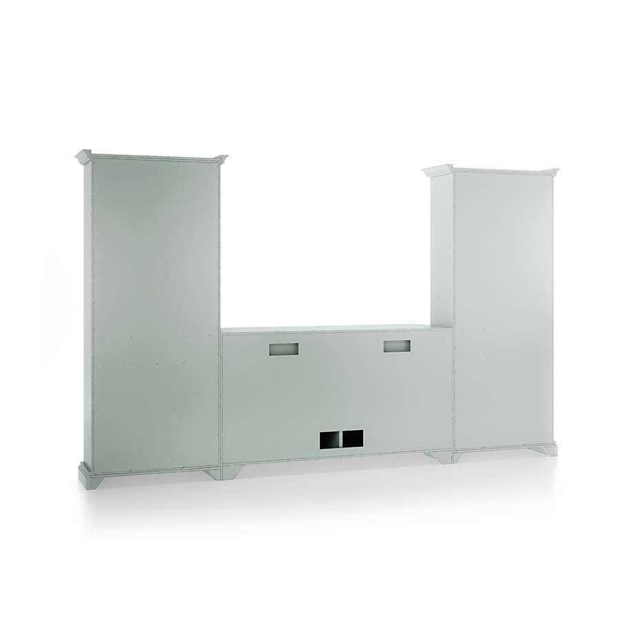 Cameo 3 Piece Entertainment Center with Storage Bookcases thumbnail 4