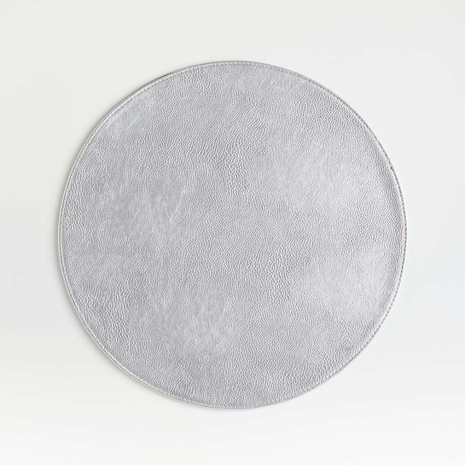 Maxwell Silver Round Easy Care Placemat thumbnail 2