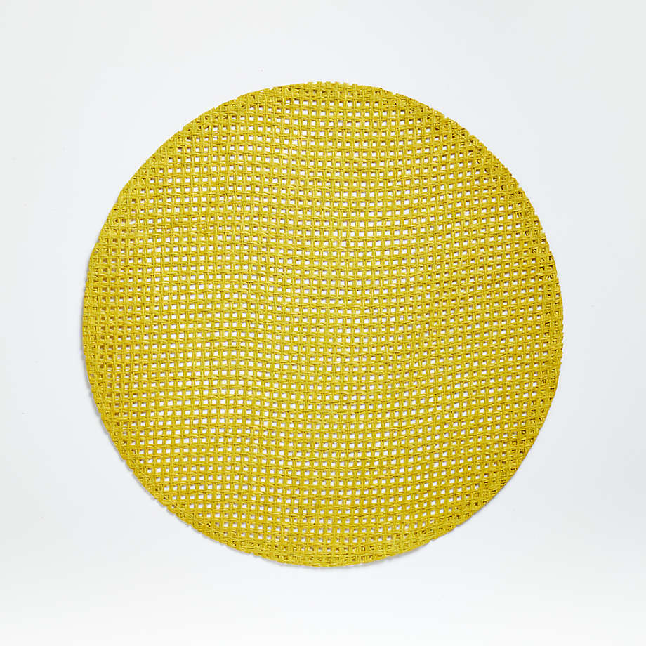Romlo Round Chartreuse Placemat thumbnail 2