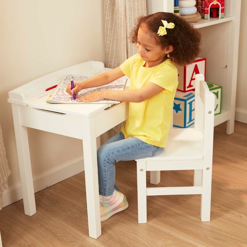 White Kids Writing Desk thumbnail 4