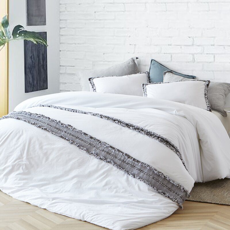 Shameka Washed Percale Single Duvet Cover thumbnail 3