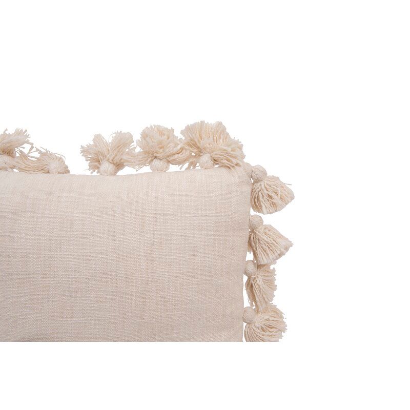 Interlude Luxurious Square Cotton Pillow Cover and Insert-18''x18'' thumbnail 2