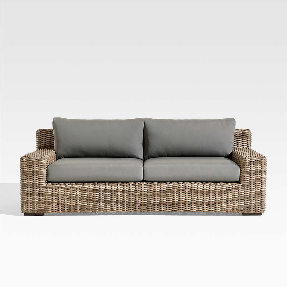 Cayman Outdoor Sofa with Graphite Sunbrella thumbnail 3