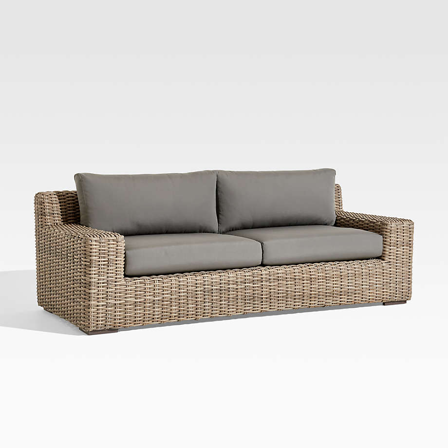 Cayman Outdoor Sofa with Graphite Sunbrella thumbnail 5
