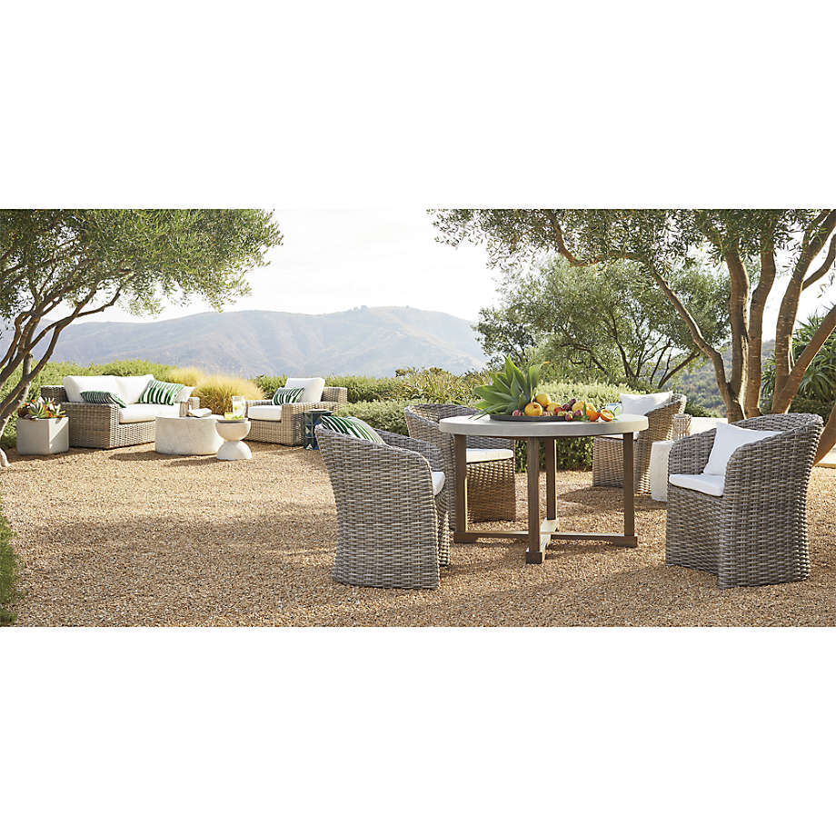 Cayman Outdoor Sofa with Graphite Sunbrella thumbnail 6