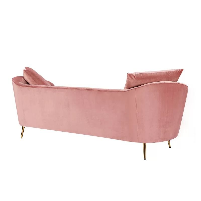 Stonecrest Velvet Tuxedo Arm Sofa thumbnail 4
