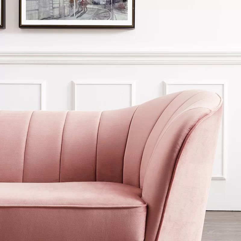 Stonecrest Velvet Tuxedo Arm Sofa thumbnail 5